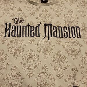 Disney Haunted Mansion Gray & Black Sweatshirt size XS
